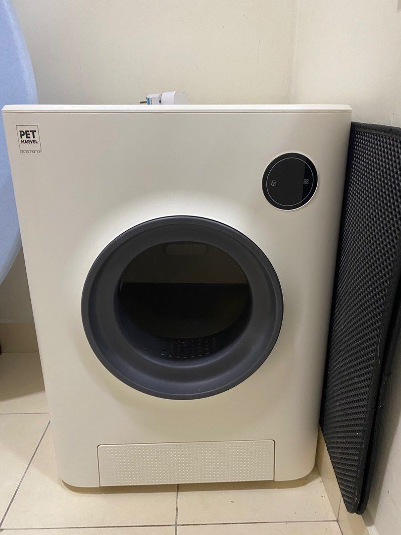 Pet Marvel Automatic Cat Litter Box Bekas Tandas Kucing Automatik Self