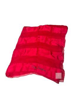 Pierre cardin silk scarf in red