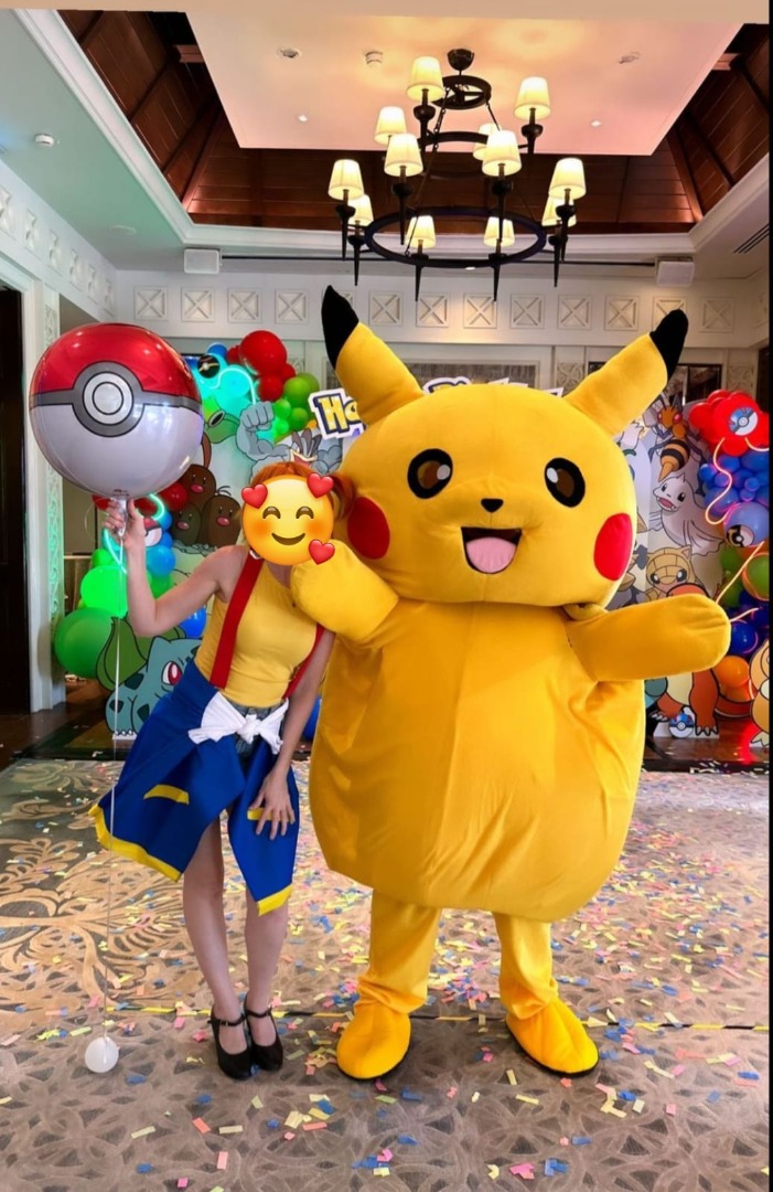 Pikachu Mascot costume, Women's Fashion, Dresses & Sets, Sets or Coordinates on Carousell