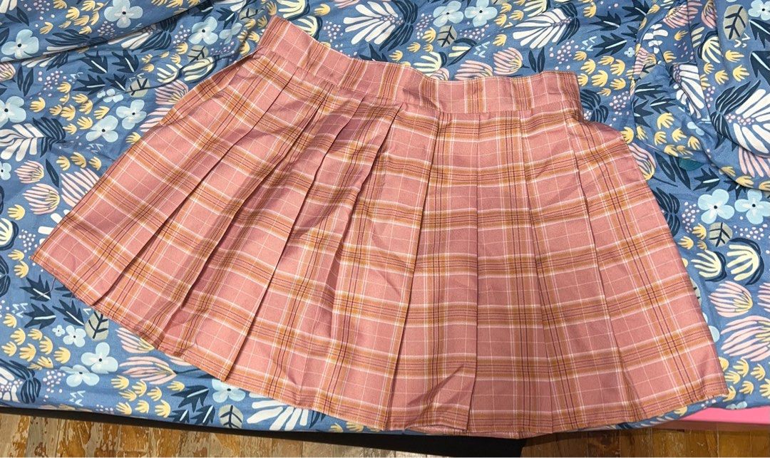 Plus size plaid clearance tennis skirt
