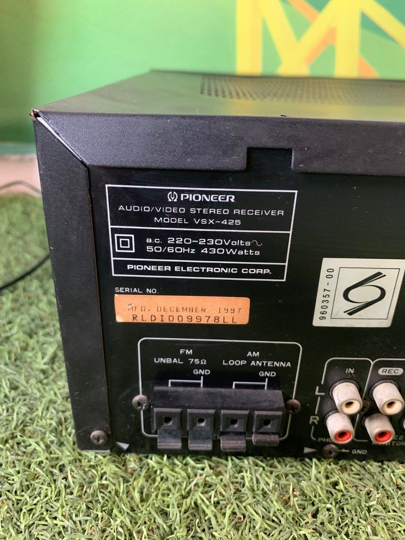 pioneer vsx-425 amplifier, Audio, Soundbars, Speakers & Amplifiers on ...