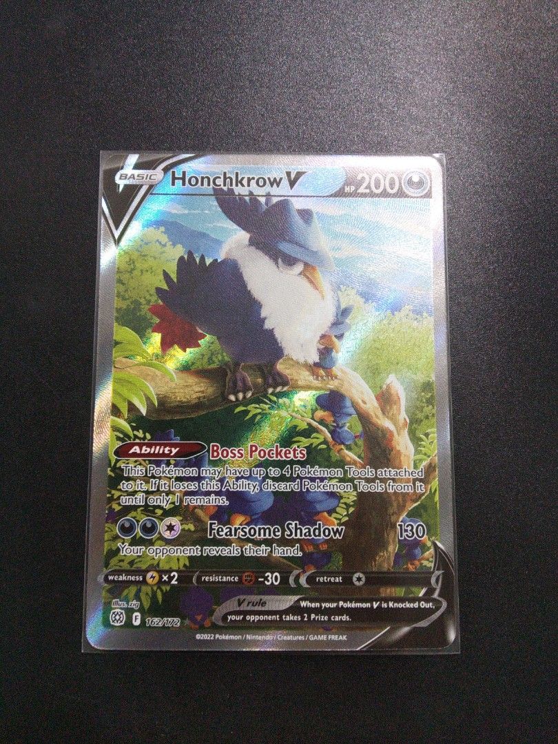 Pokemon TCG Honchkrow V AA Alternate Art Ultra Rare - SS9 Brilliant Star, Hobbies & Toys, Toys & Games on Carousell Pokemon TCG Honchkrow V AA Alternate Art Ultra Rare - SS9 Brilliant Star, Hobbies & Toys, Toys & Games on Carousell