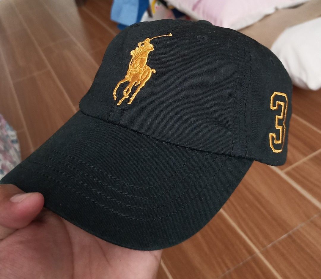 Gold outlet polo hat