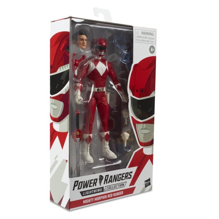 Power Rangers Red Ranger Mighty Morphin Lightning Collection Action ...