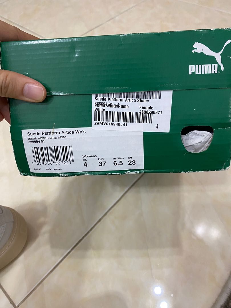 puma suede platform artica