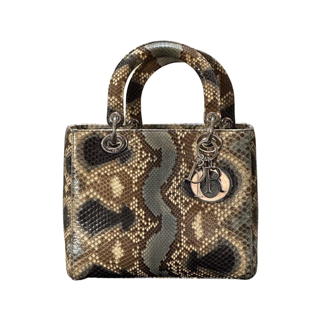 (RESERVED) Lady Dior Python (Category: Bags & Wallets) located in Singapore. Submitted by designerkeeper (Listing ID 1225142209, Image 1). Description: DIOR Lady Dior Condition: AB Professionally graded by our in-house specialist.
