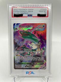 PSA 10 ⭐️ Pokemon Rayquaza VMAX 284 Climax Gold Ultra Rare Full