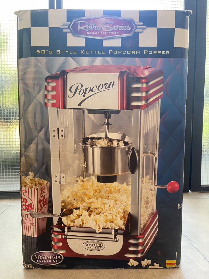 Retro series nostalgia electric popcorn popper, Hobbies & Toys