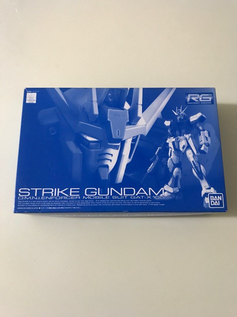 Rg Strike Box Rg strike gundam p bandai, Hobbies & Toys, Toys & Games on Carousell