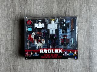  Roblox Action Collection - Tower Defense Simulator: Cyber City  Six Figure Pack [Includes Exclusive Virtual Item] : Toys & Games