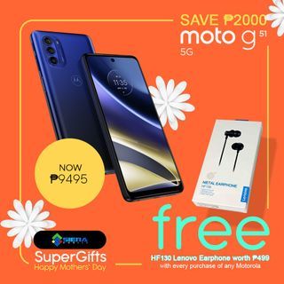 SALE!!!! - ₱2000 OFF - MOTOROLA G51 4GB+128GB 