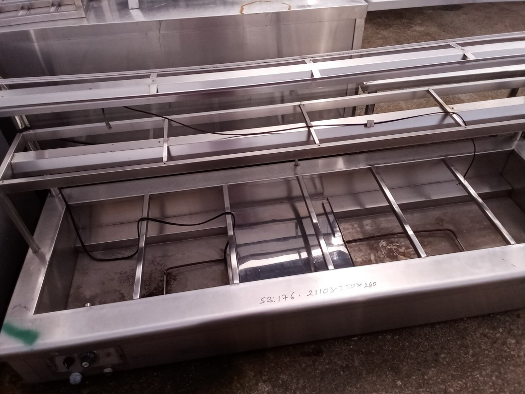 SB176 SS Bainer Marie Station Table Top (exclude Food Pan), TV & Home ...