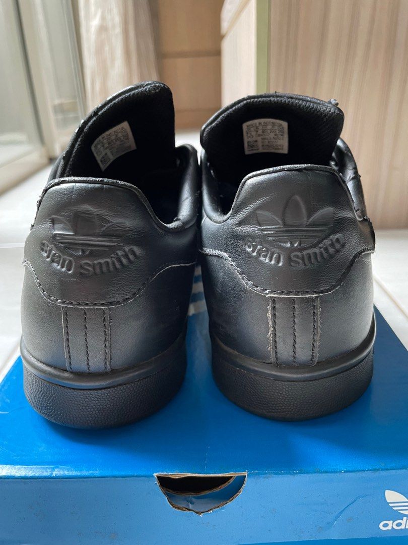 Sepatu Adidas Stan Smith Triple Black Original Mulus Murah on Carousell