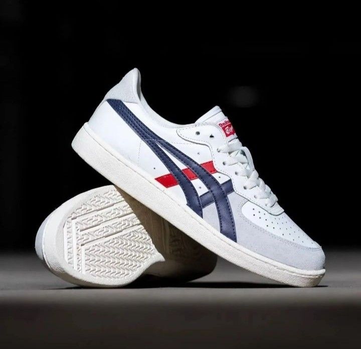 Sepatu Asics Tiger GSM White France pria original BNWB Made in Indonesia