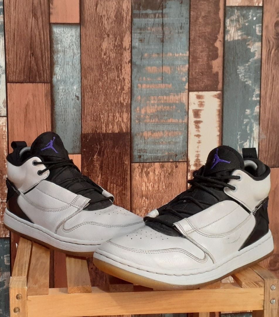 Sepatu NIKE JORDAN FADEAWAY ‘WHITE CONCORD’ Size 41 / 26 cm  Bekas/Second/Preloved