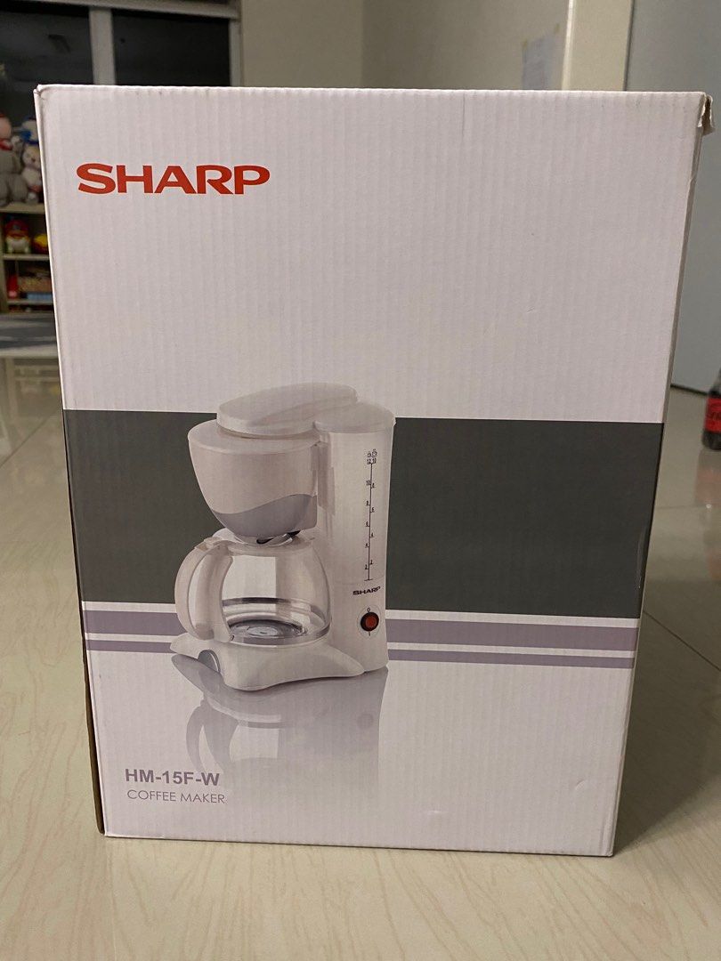 Sharp top coffee maker