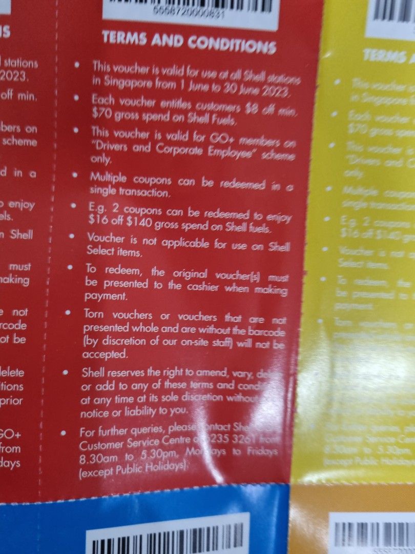 Shell Petrol Voucher Coupon, Tickets & Vouchers, Vouchers on Carousell