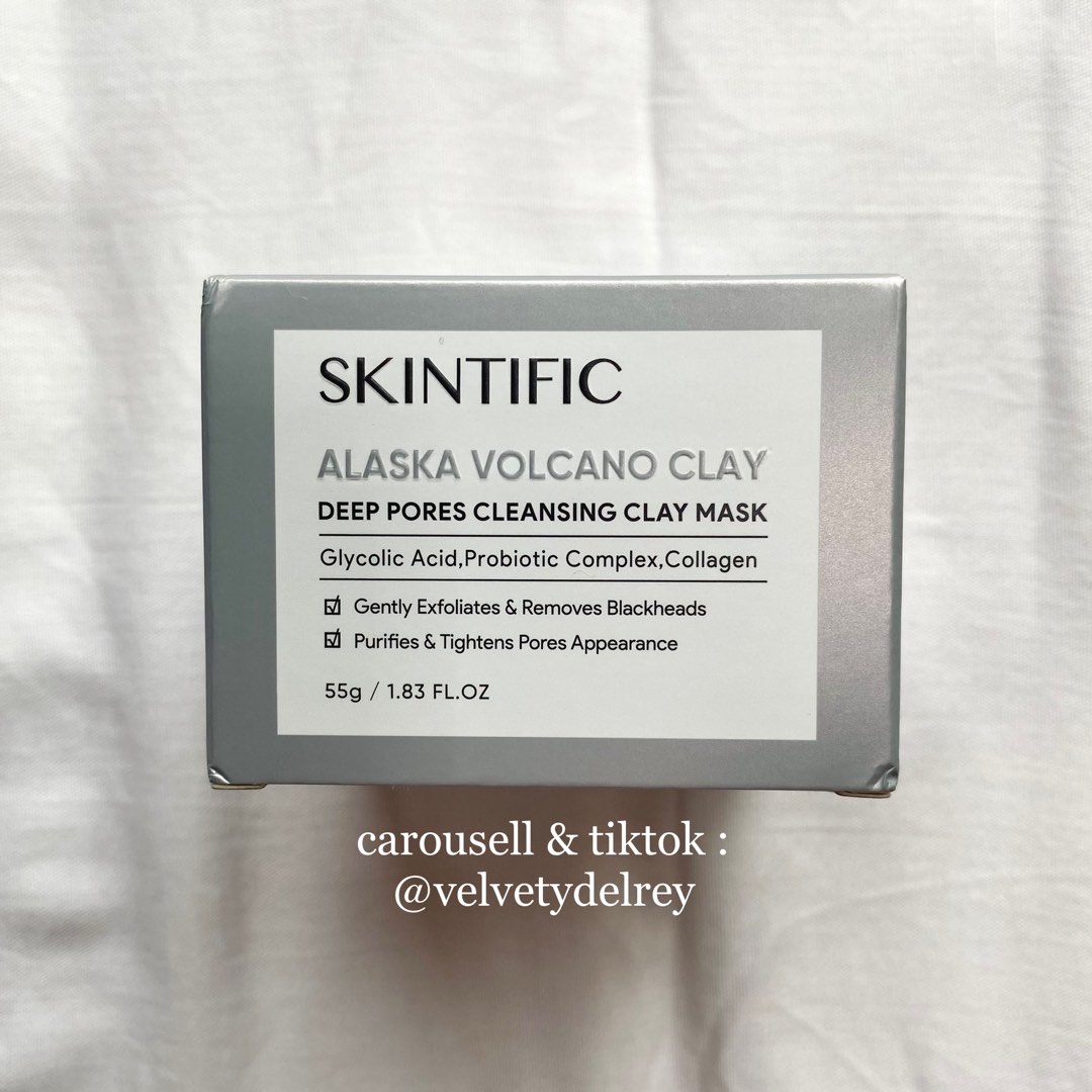 SKINTIFIC ALASKA VOLCANO CLAY MASK, Beauty & Personal Care, Face, Face