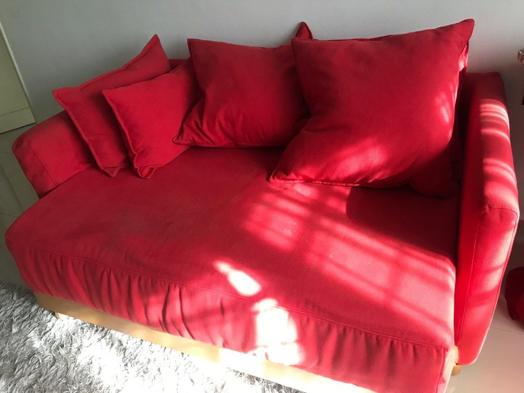 Sofa Bed IKEA, Furniture & Home Living, Furniture, Sofas on Carousell