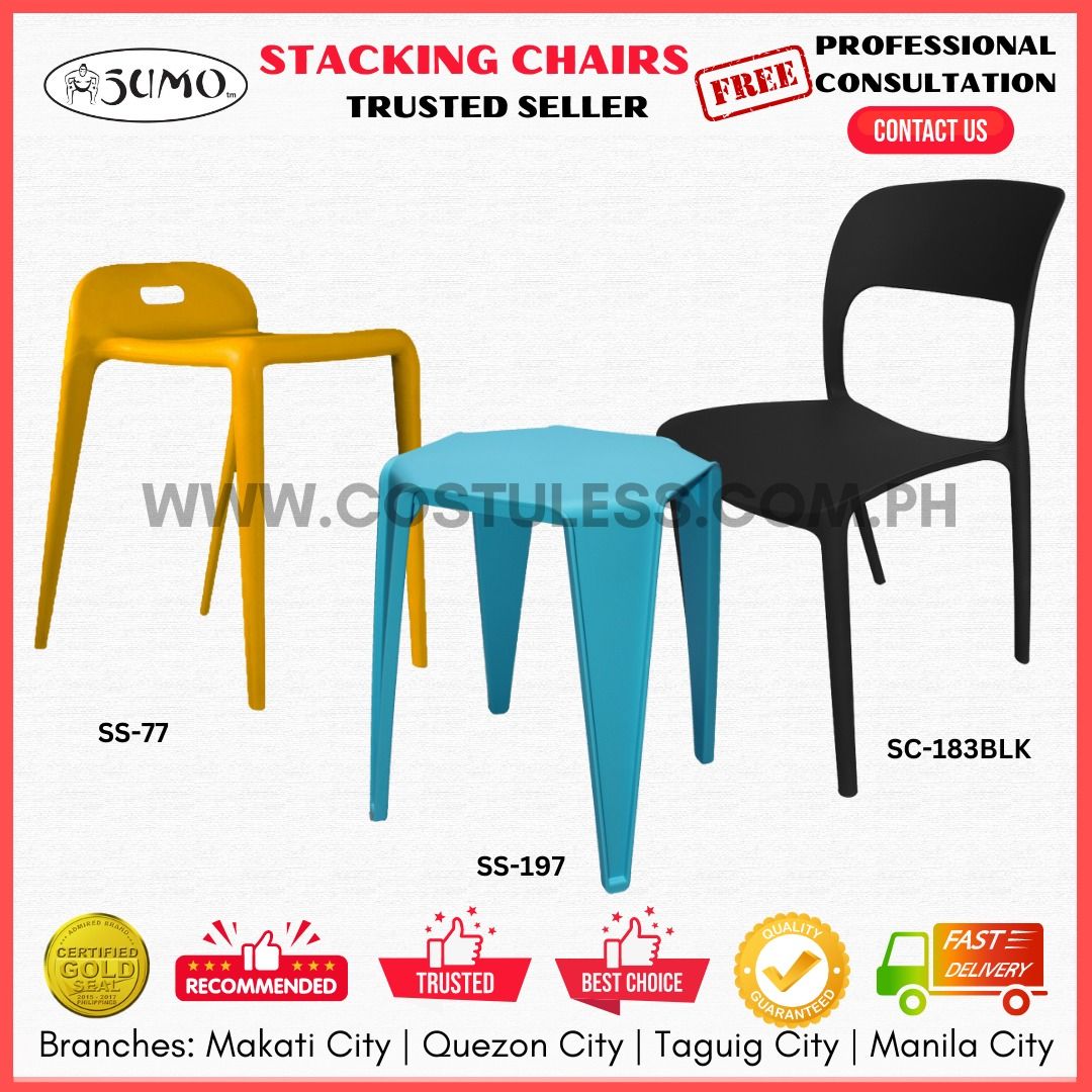 STACKABLE CHAIRS! Plastic Chair, Restaurant Chair, Outdoor Chair ...