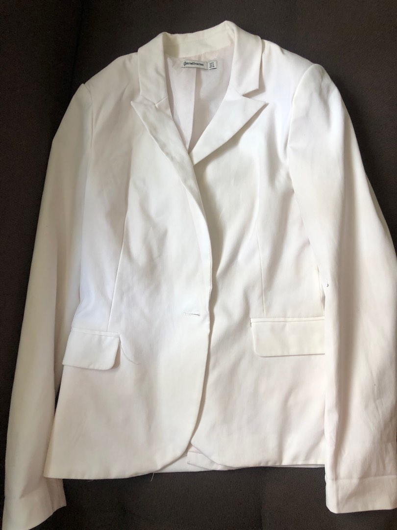 Stradivarius white deals blazer