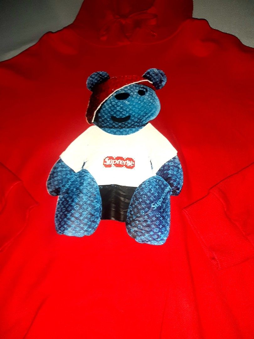 Preloved Supreme x Louis Vuitton Teddy Bear 🧸, Hobbies & Toys