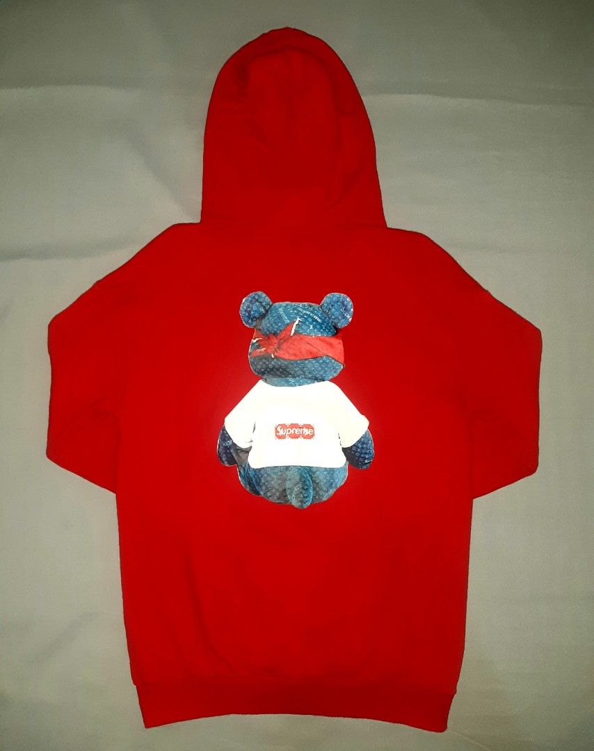 Supreme hoodie teddy bear store