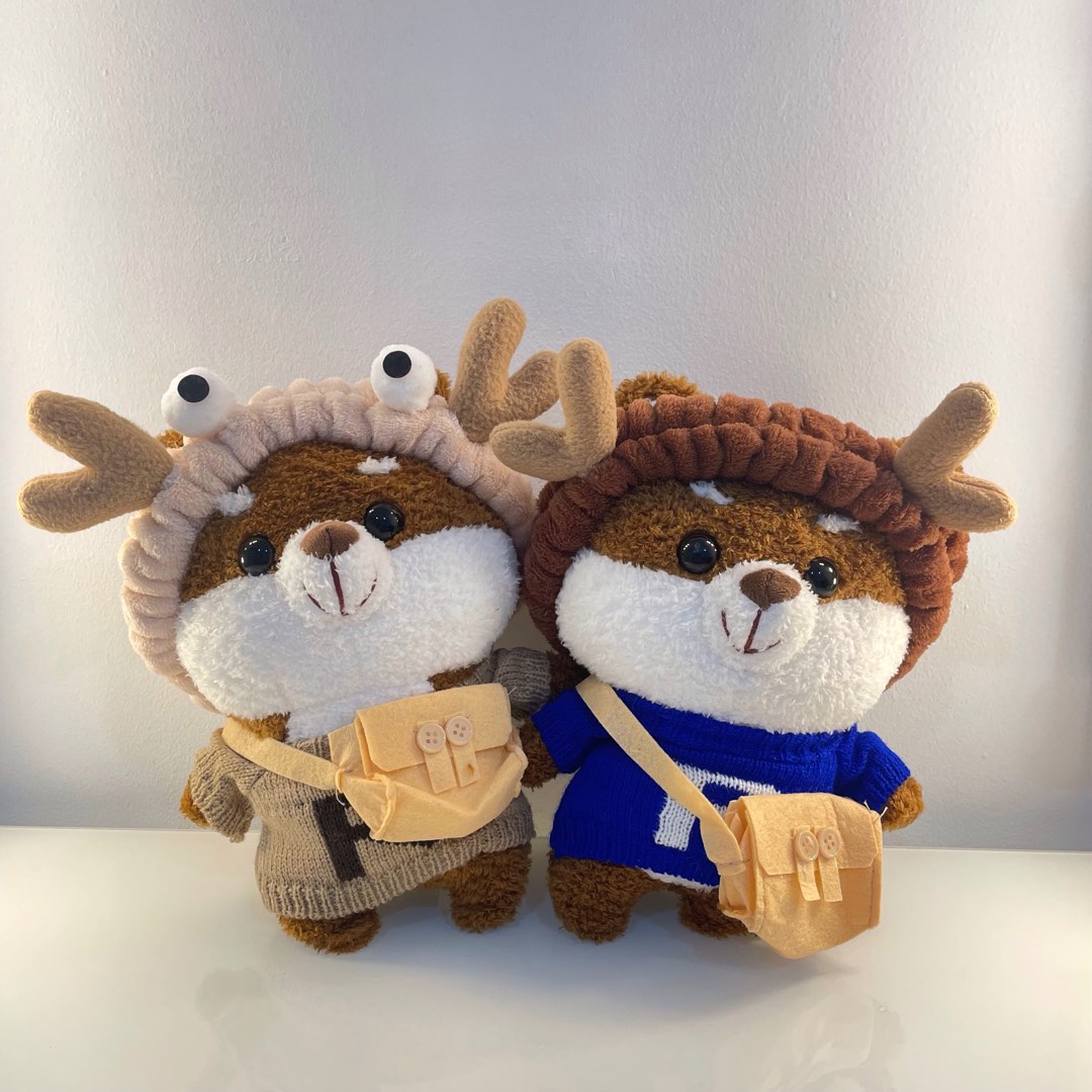 Tas Boneka Beruang coklat dan biru enak pakai lucu imut lembut