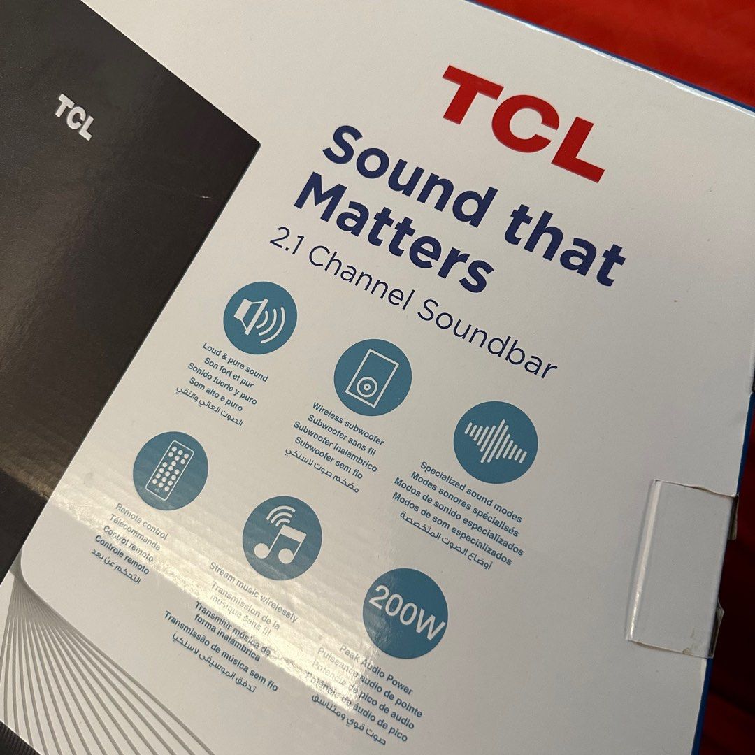TCL 2 IN 1 SOUNDBAR S522W, Audio, Soundbars, Speakers & Amplifiers on ...