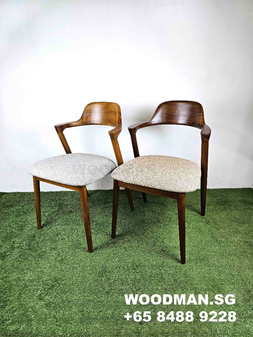Wooden chair hotsell with hand rest