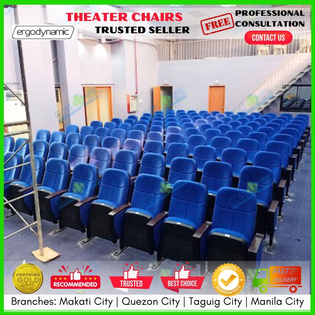 Theater Chair, Movie Chair, Auditorium Chair, Cinema Chair, Ampi