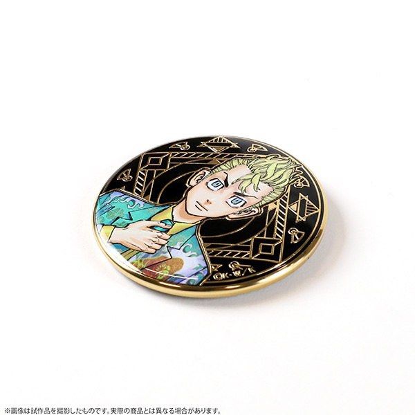 Tokyo Revengers Trading metal badge Kyarapeko by Atsushi Sendo