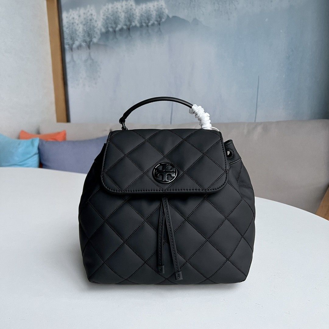 Tory burch drawstring backpack discount
