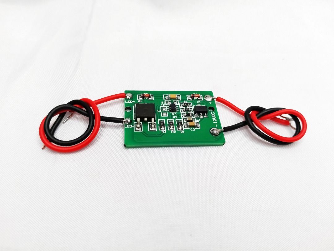 TOUCH SWITCH SENSOR MODULE with WIRE, 12V CAPACITIVE DC 6-20V 3A TTP223 ...
