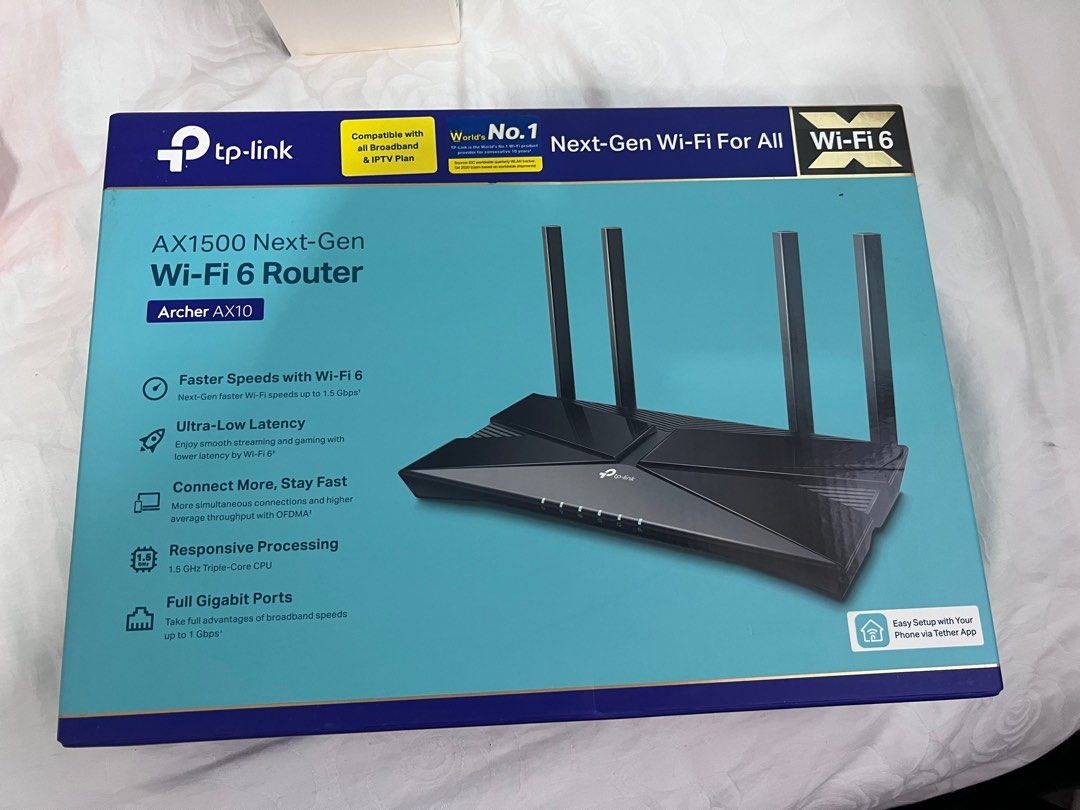 TP Link AX1500 WiFi 6 Router, Computers & Tech, Parts & Accessories ...