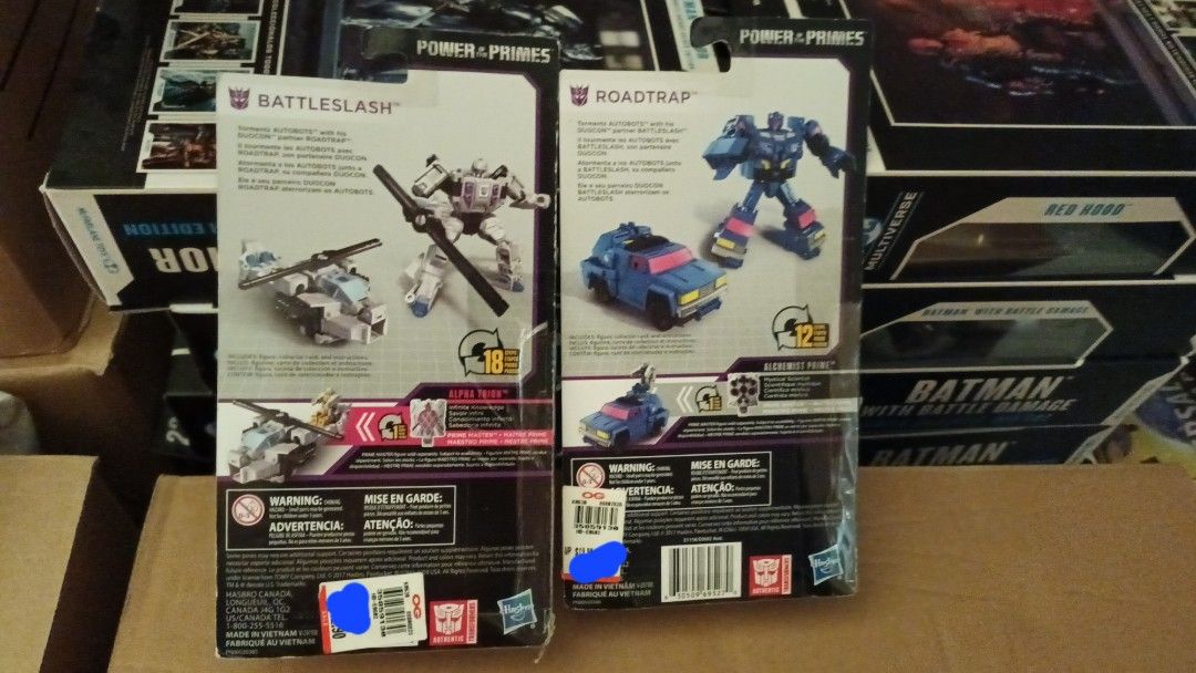Transformers BattleSlash & RoadTrap MOSC, Hobbies & Toys, Toys & Games