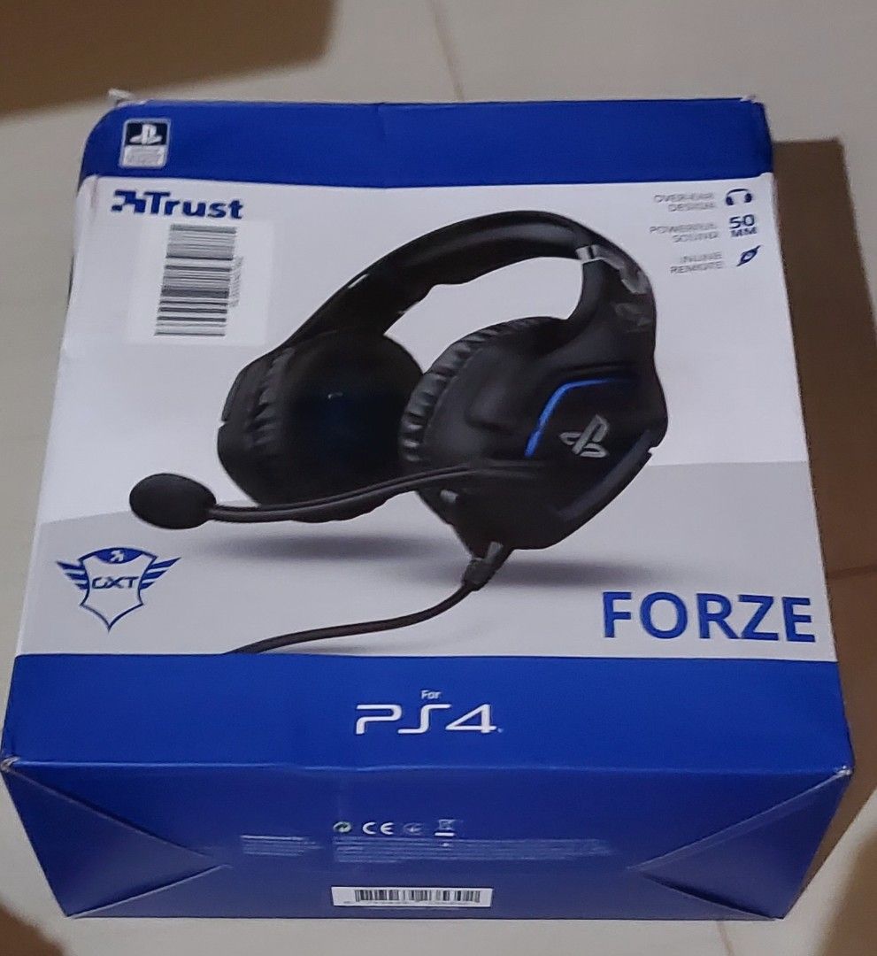 TRUST GXT 488 FORZE on GAMING Carousell PS4 Audio, Headphones & Headsets HEADSET