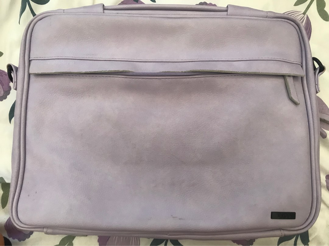 Typo leather sale laptop bag