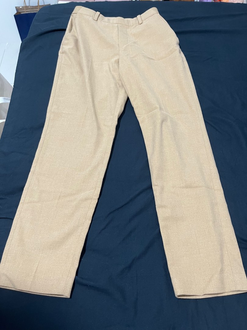 Uniqlo Khaki Formal Pants, Women's Fashion, Bottoms, Other Bottoms on