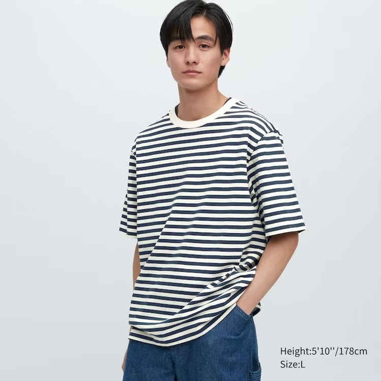 Uniqlo mens striped t shirt shop