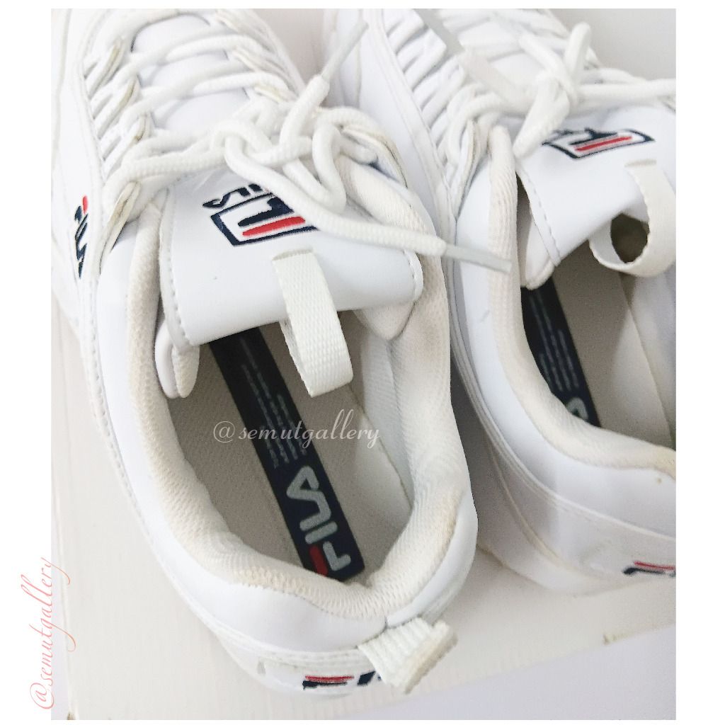 Fake vs original fila shoes on sale