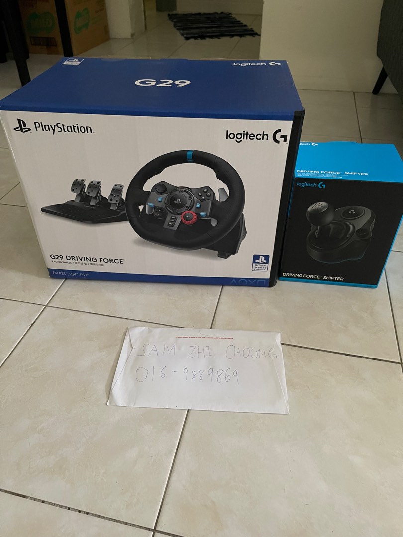 USED Logitech G29 Driving Force with shifter, Video Gaming, Video Game Consoles, Others on Carousell