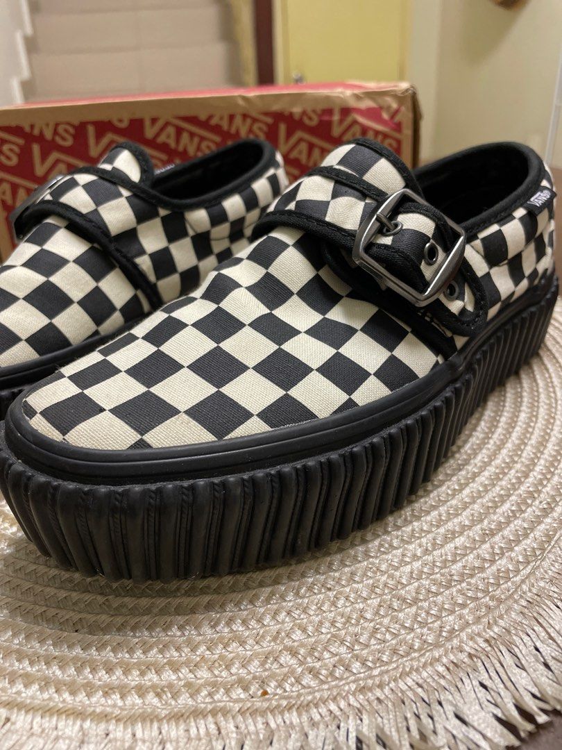 Vans Slip On Style 47 Creeper Checkerboard Women s Fashion Footwear Sneakers on Carousell