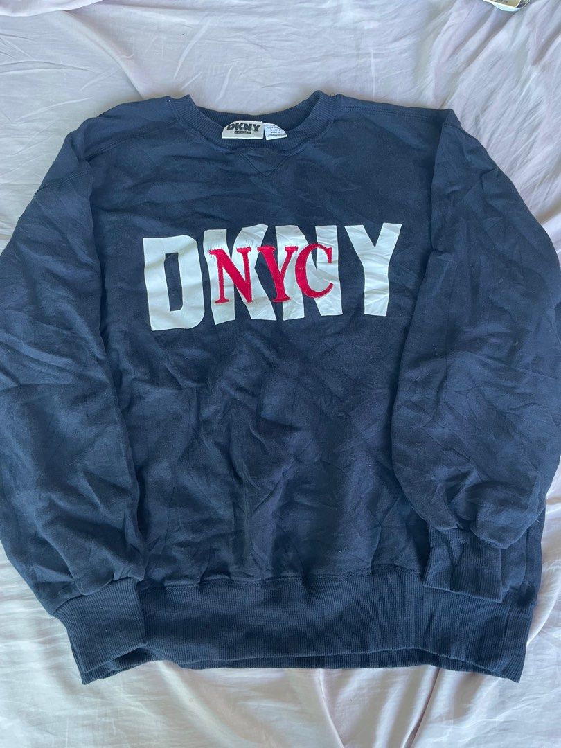 dkny blue sweater