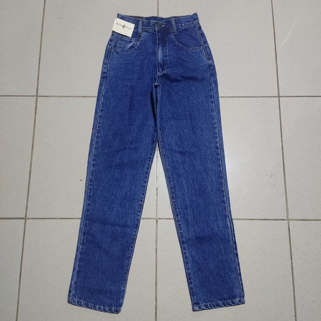 Jean Marlboro Classics Pasadena 301 - Taille W32 L34, Gris Bleu, Droit, Occasion
