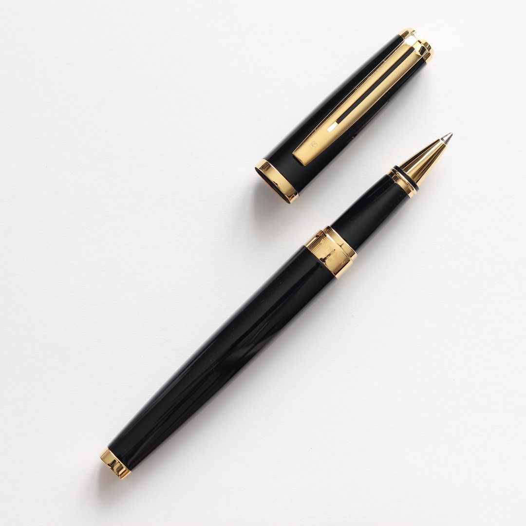 Stylo Roller WATERMAN Exception Noir - Corps Résine | Occasion De Collection Ou Usage