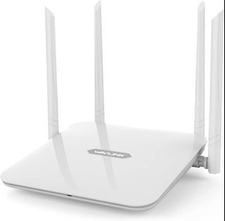 WAVLINK AC1200 Dual-Band Wireless Router, High Speed WiFi Router with 5dBi High Gain Antenna for Home Office Internet Gaming (Wlan Access Point/WISP Mode, WPS)