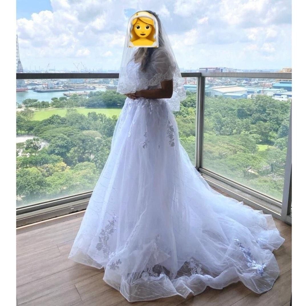 Ready Stock For Sale not for Rental Brand New Off Shoulder White