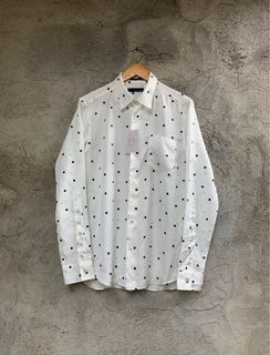 WHEREABOUTS  - JAPANESE BRAND POLKA DOT BUTTON-UP SHIRT