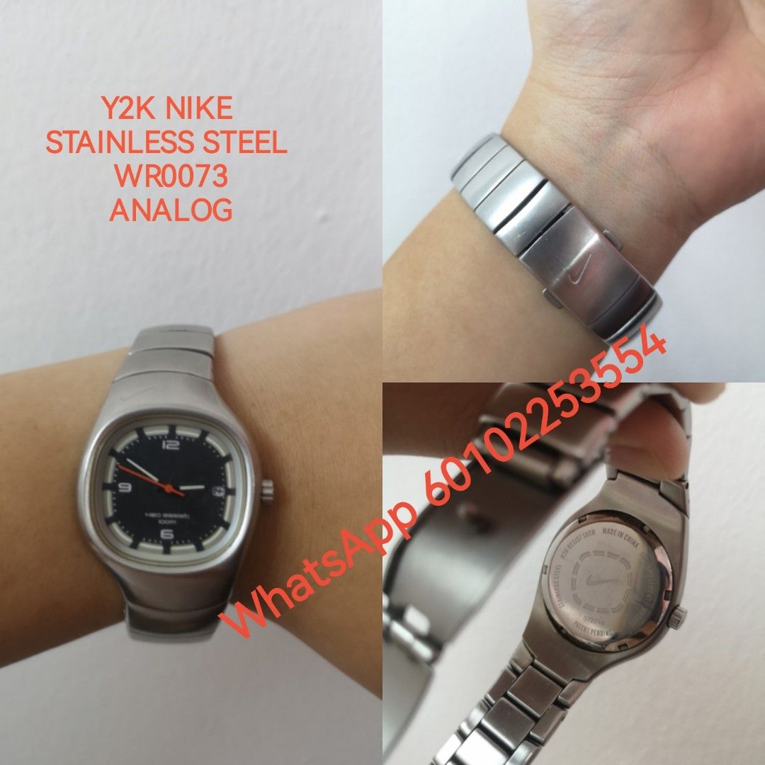 Nike watch stainless hotsell steel